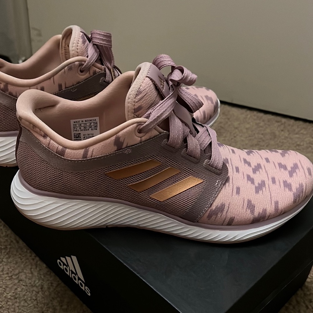 Adidas edge Lux running shoe pink/rose size 7.5
